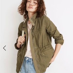 Madewell Dispatch jacket army cotton canvas surplus - XS